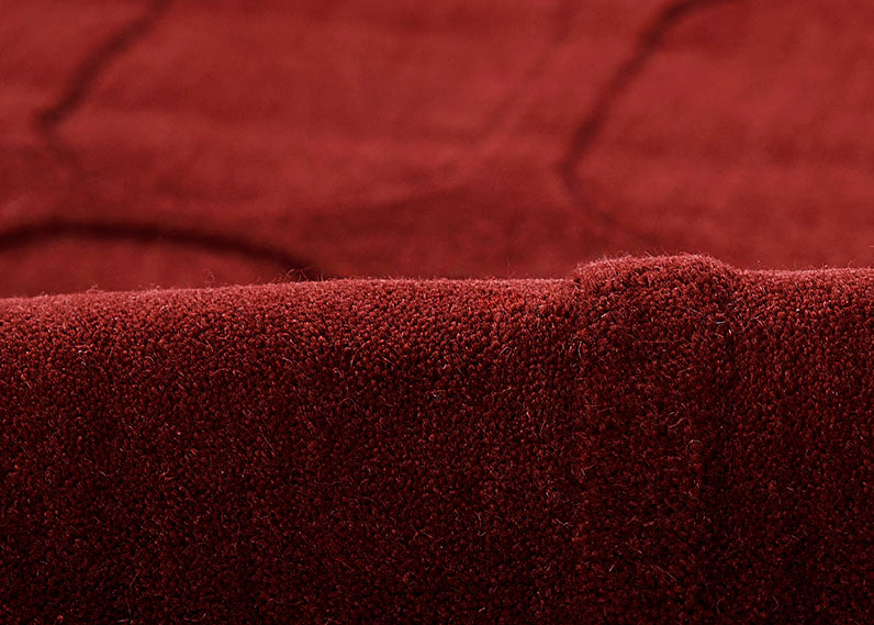 Momeni Contour Burgundy Area Rug