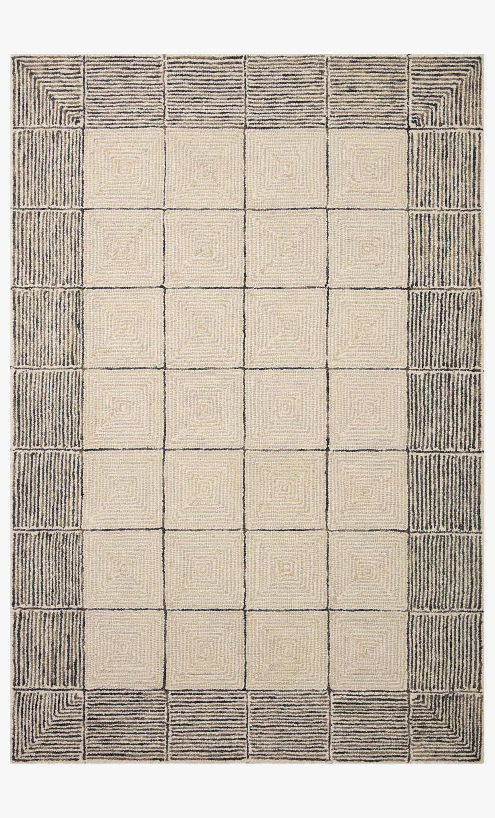 Loloi Francis Fra-02 Cj Cream / Black area rug