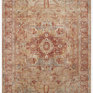 Loloi Gaia Gaa-01 Gold / Brick area rug