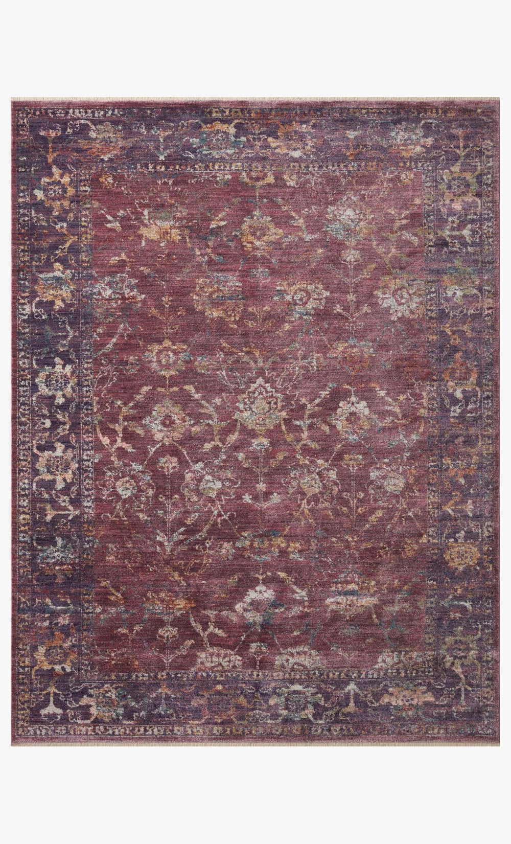 Loloi Giada Gia-02 Grape / Multi area rug