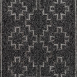 Momeni Hampton Black Area Rug