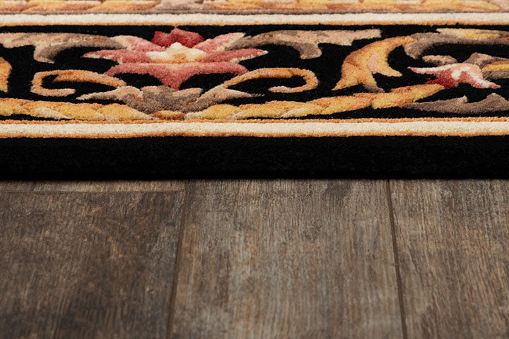 Momeni Harmony India Black Area Rug