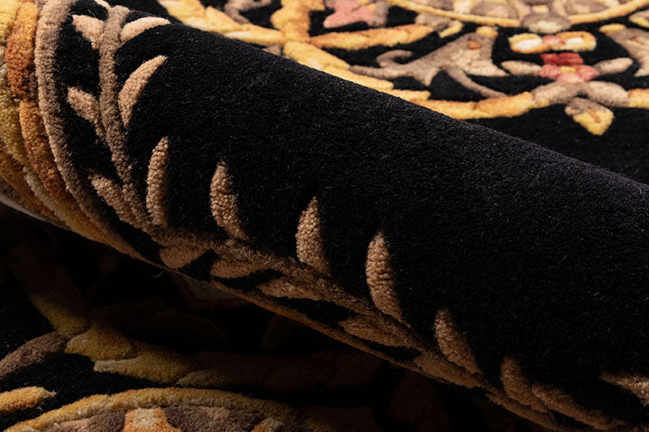 Momeni Harmony India Black Area Rug