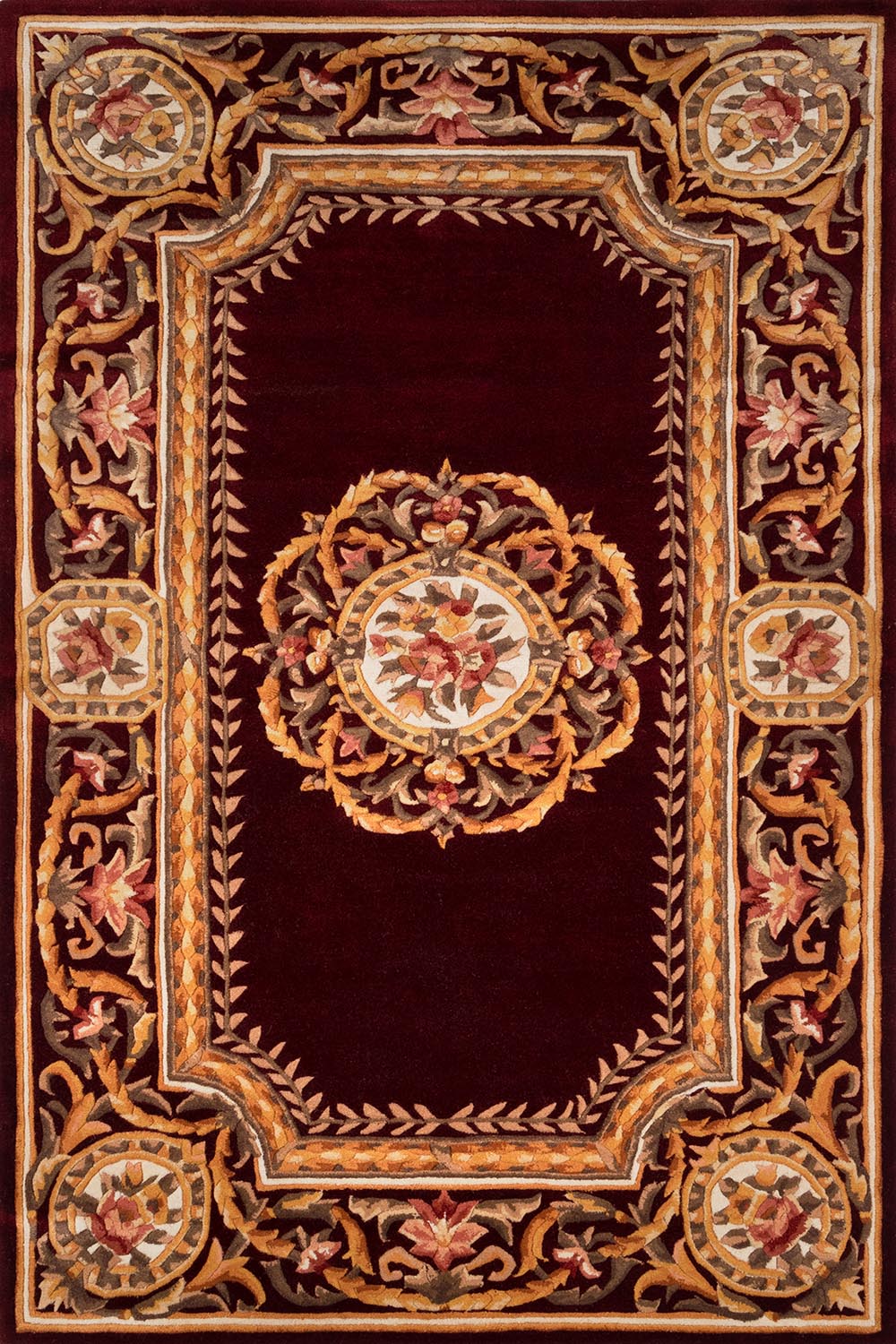 Momeni Harmony India Burgundy Area Rug