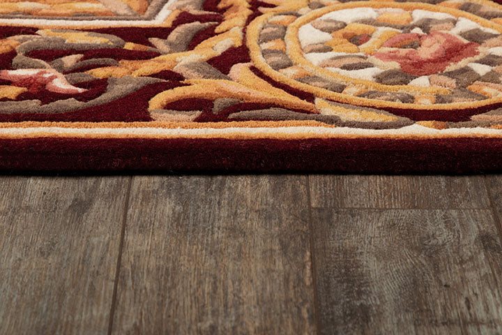 Momeni Harmony India Burgundy Area Rug
