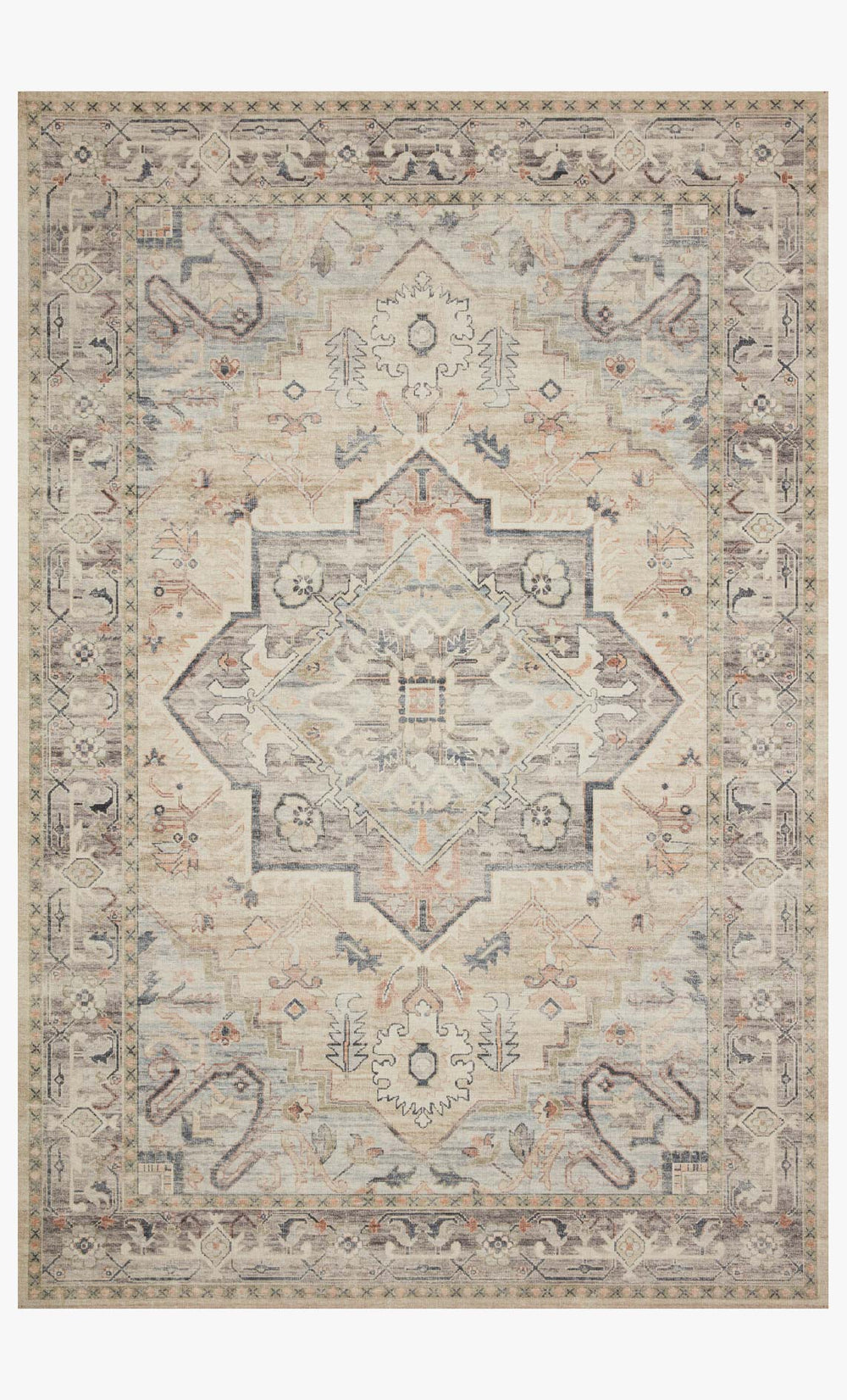 Loloi Hathaway Hth-07 Multi / Ivory area rug