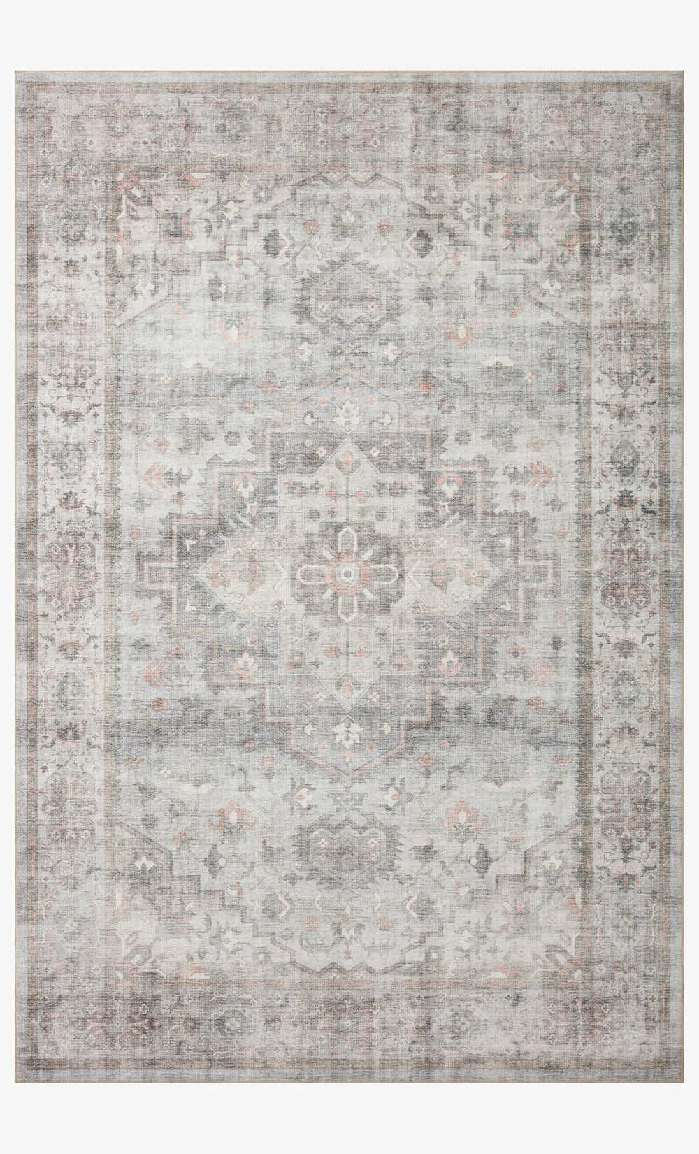 Loloi Heidi Hei-02 Dove / Blush area rug