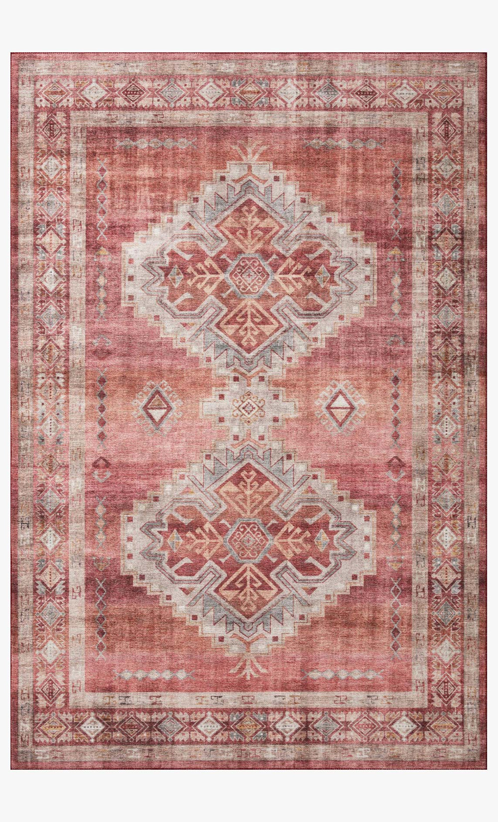Loloi Heidi Hei-03 Sunset / Natural area rug