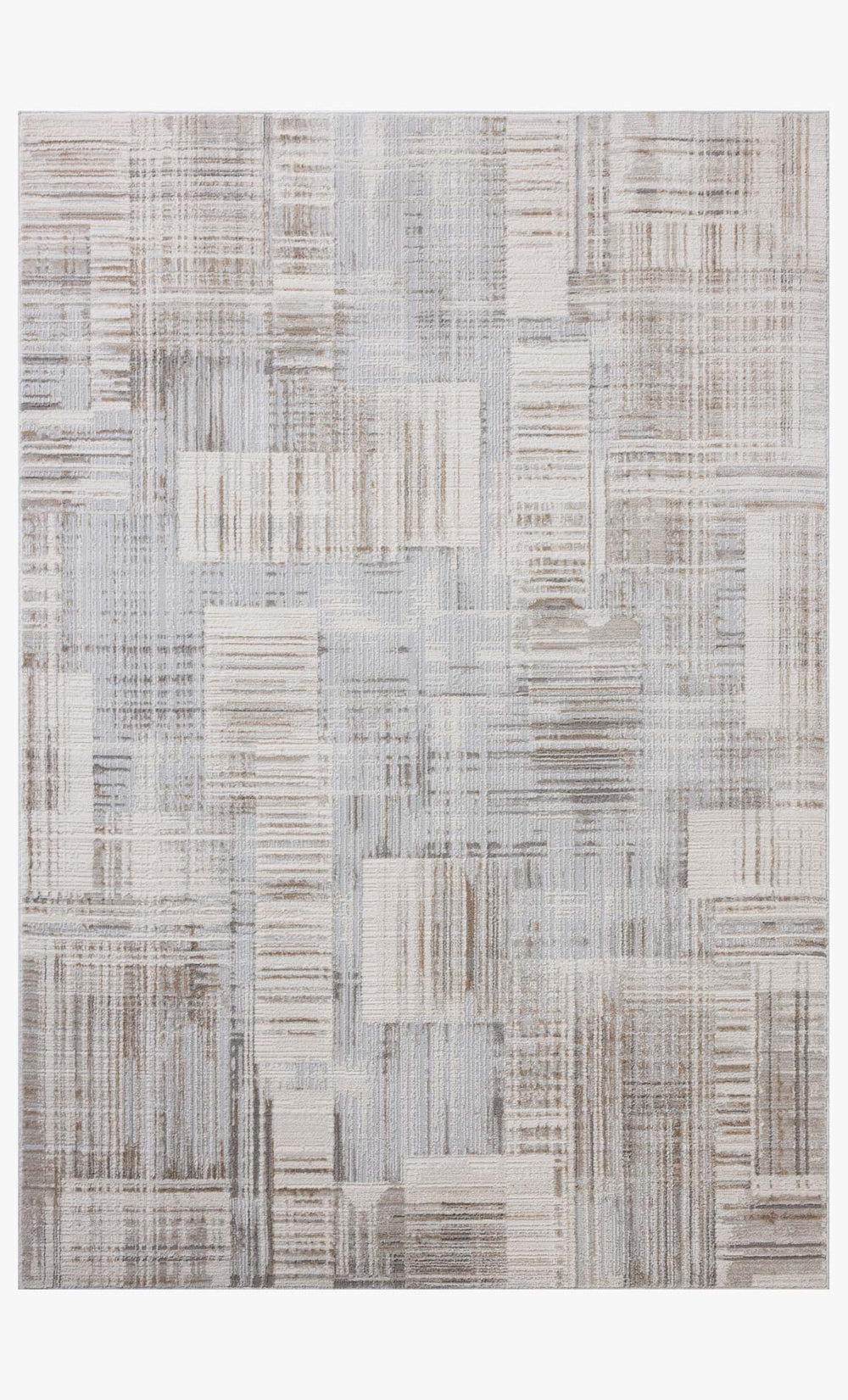 Loloi Hollis Hol-02 Pebble / Ivory area rug