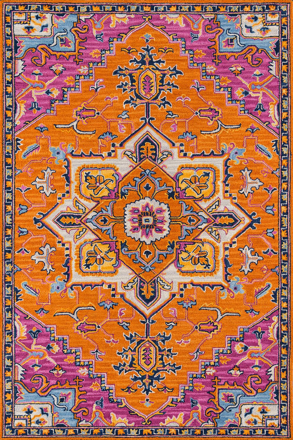 Momeni Ibiza Orange Area Rug