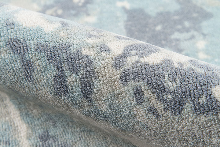 Momeni Illusions Blue Area Rug