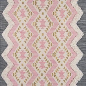 Novogratz Indio Beverly Pink Area Rug