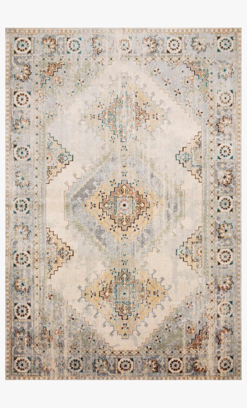 Loloi Isadora Isa-01 Oatmeal / Silver area rug
