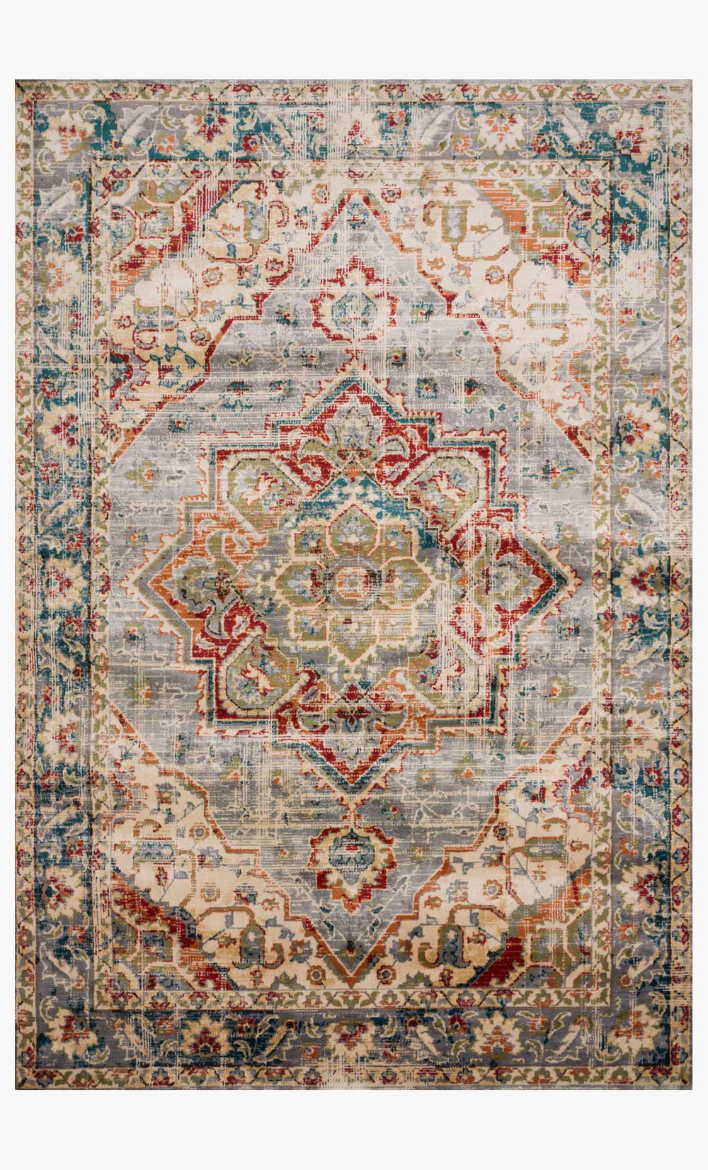 Loloi Isadora Isa-02 Oatmeal / Multi area rug