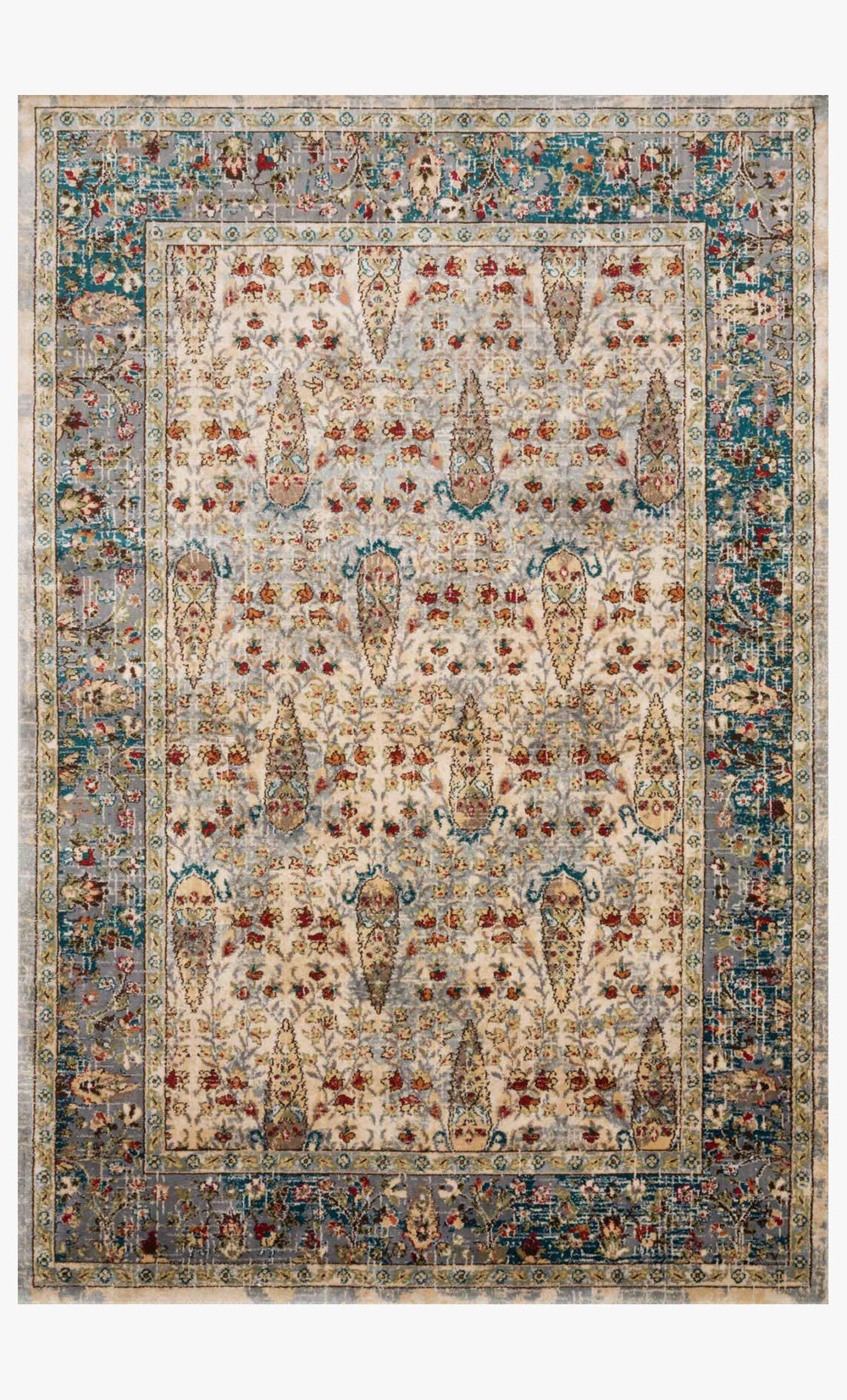 Loloi Isadora Isa-03 Sand / Steel area rug