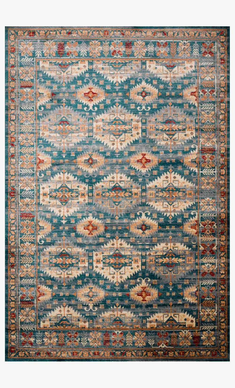 Loloi Isadora Isa-06 Lagoon / Multi area rug