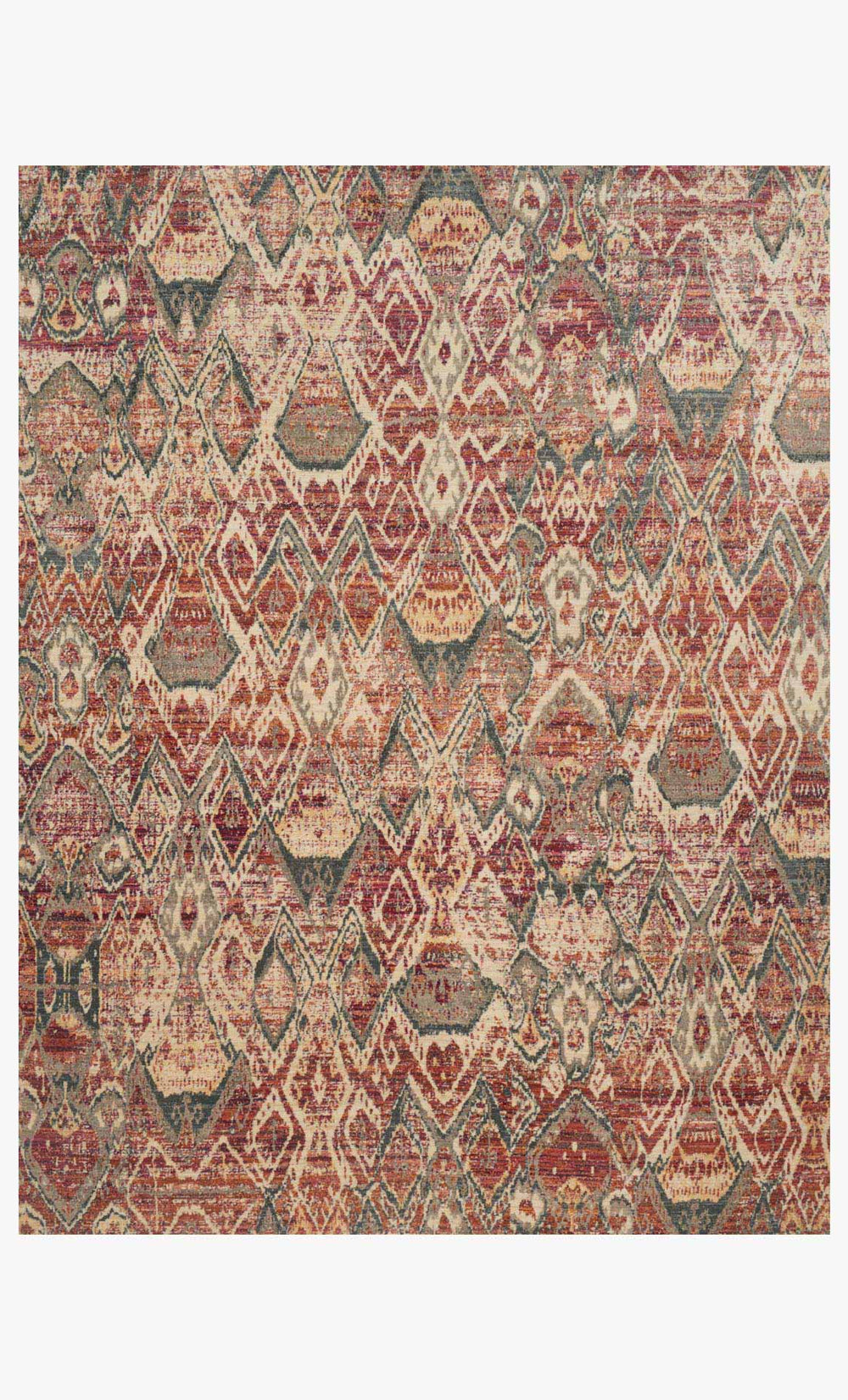 Loloi Javari Jv-04 Berry / Ivory area rug