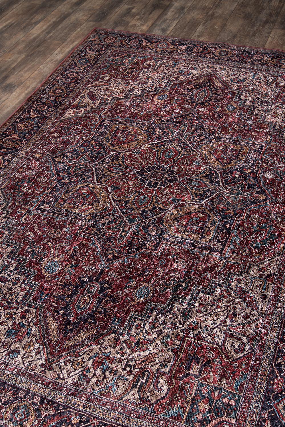 Momeni Karachi Burgundy Area Rug