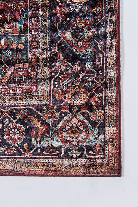 Momeni Karachi Burgundy Area Rug