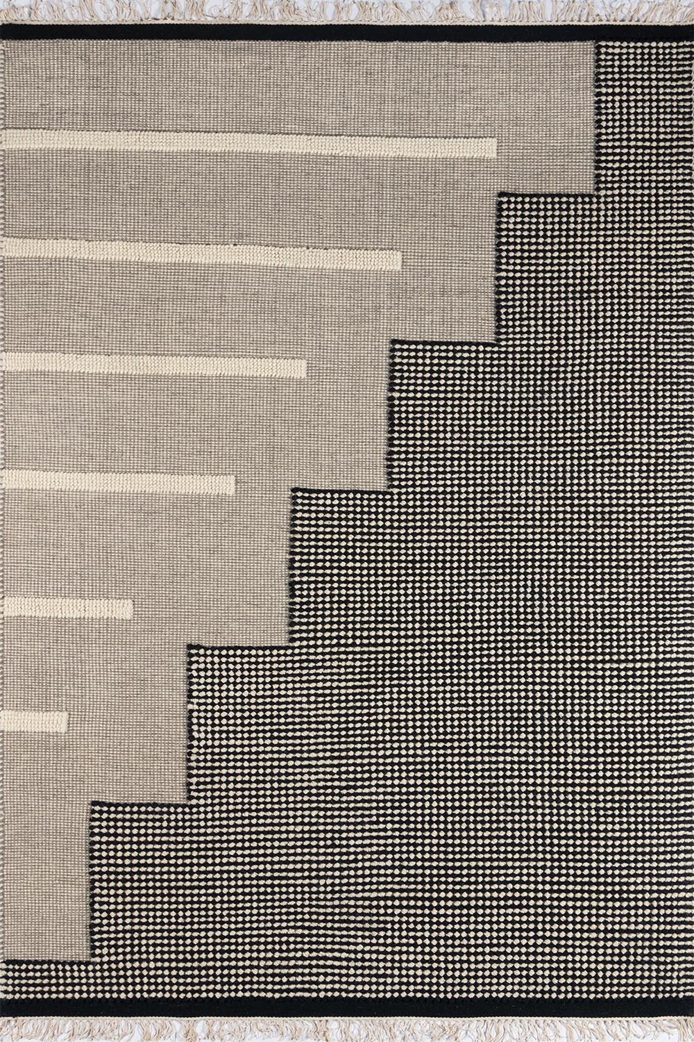 Novogratz Karl Jules Black Area Rug