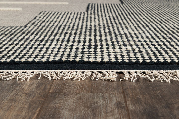 Novogratz Karl Jules Black Area Rug