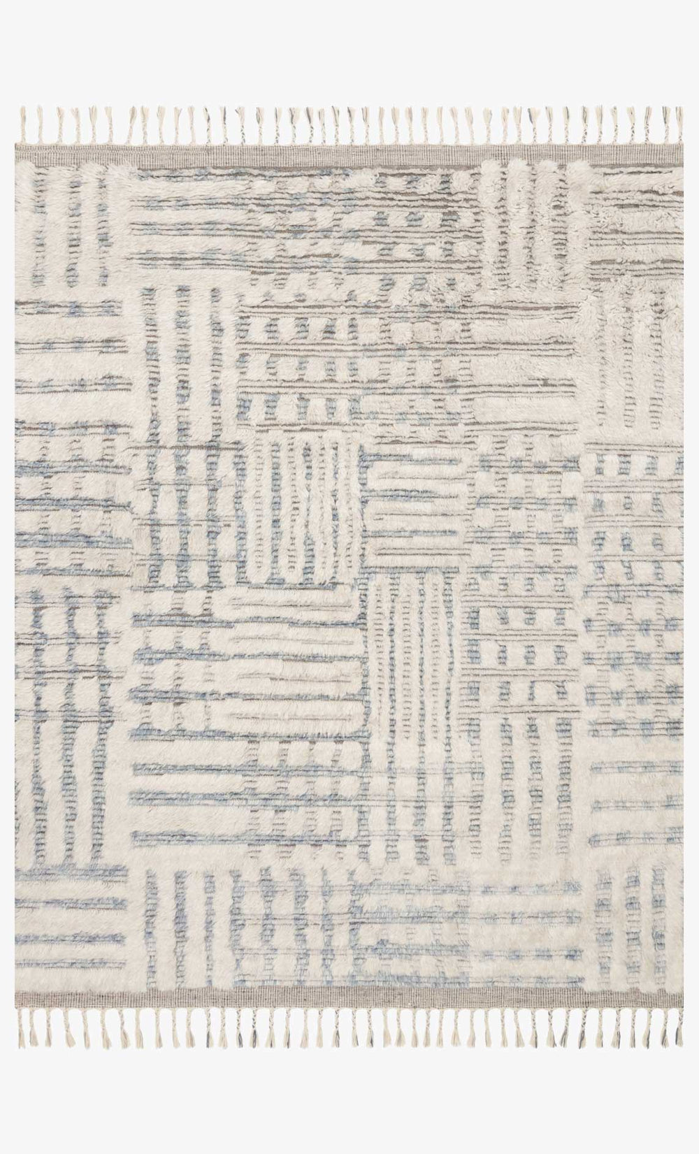Loloi Khalid Kf-01 Ivory / Sky area rug