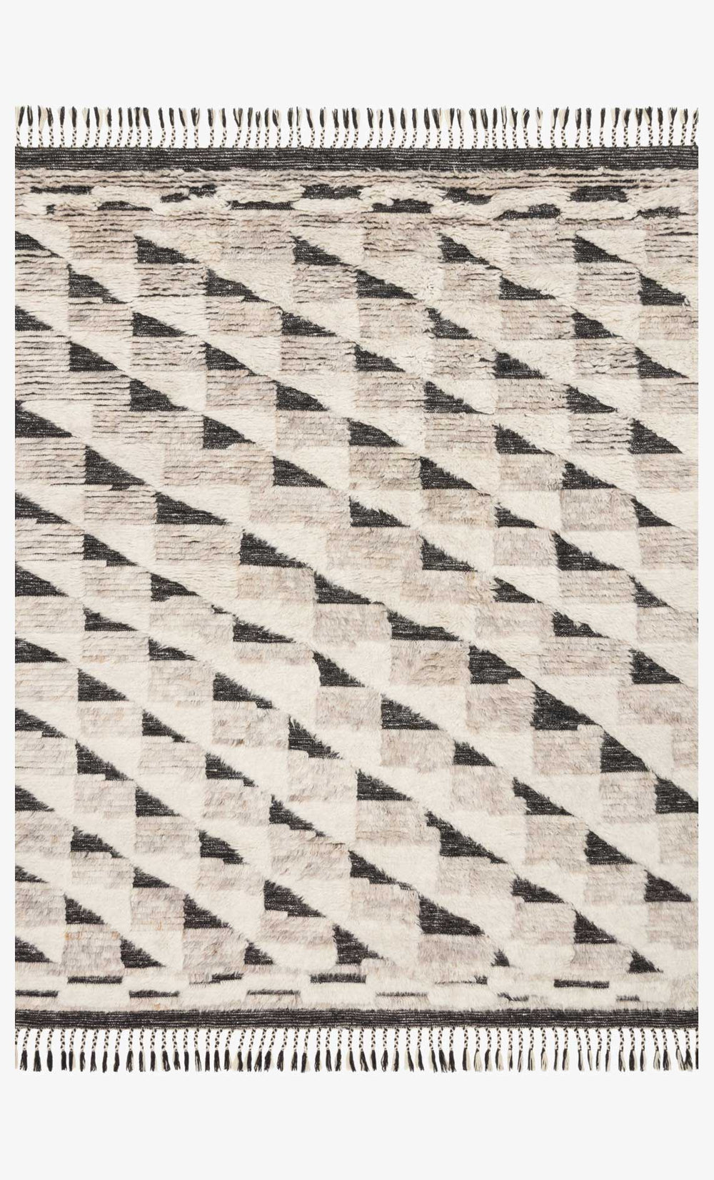 Loloi Khalid Kf-02 Natural / Black area rug