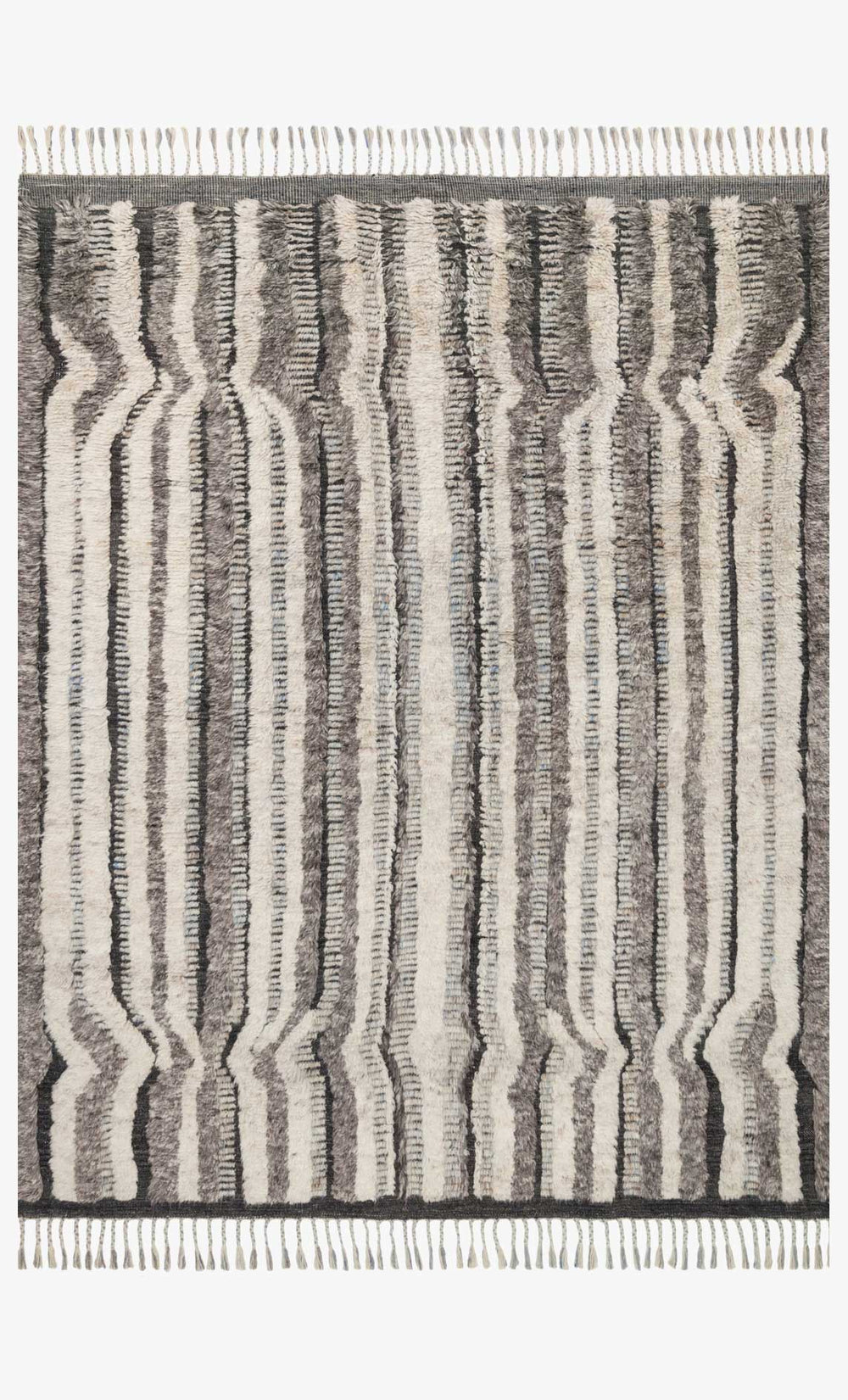 Loloi Khalid Kf-03 Stone / Charcoal area rug