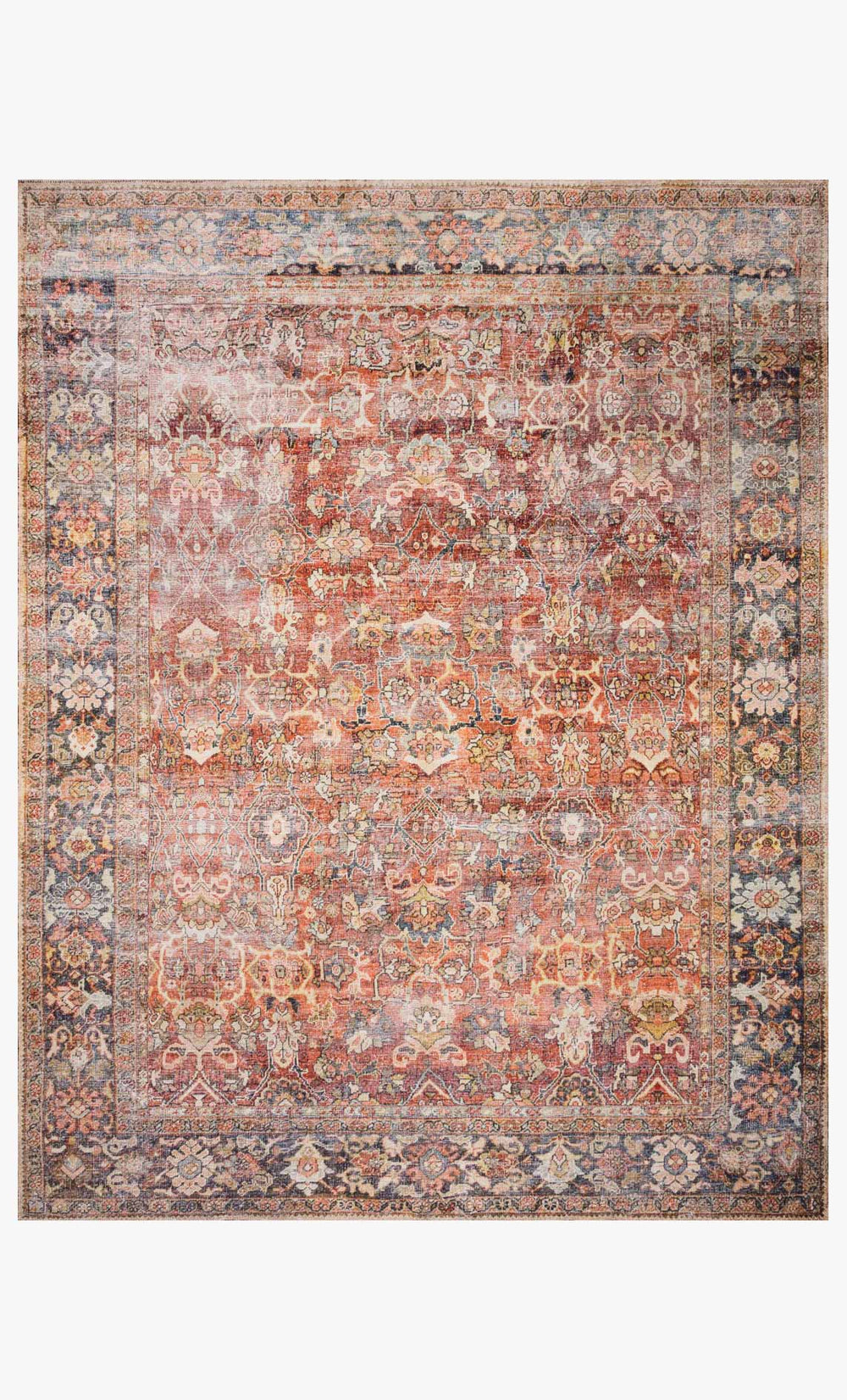 Loloi Layla Lay-02 Spice / Marine area rug
