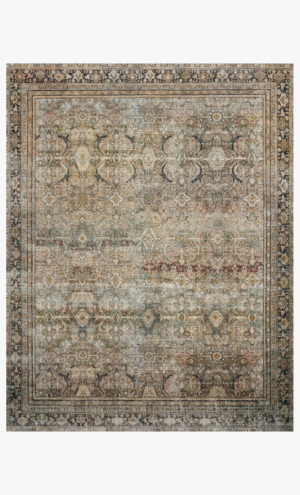 Loloi Layla Lay-03 Olive / Charcoal area rug