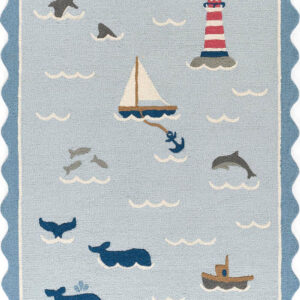 Momeni Lily Blue Area Rug