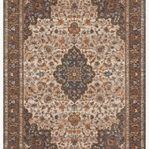 Loloi Lourdes Lou-01 Natural / Ocean area rug