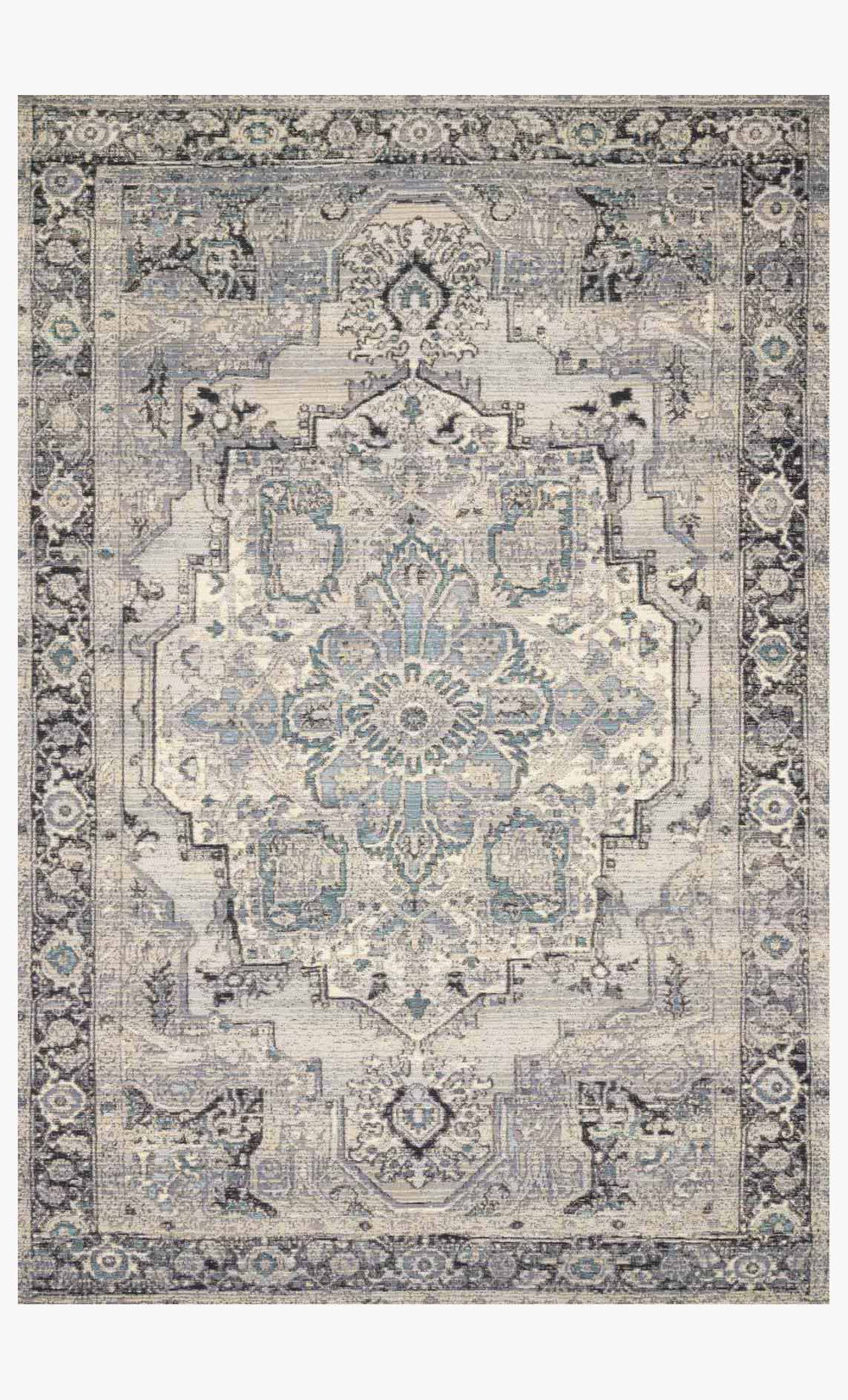 Loloi Mika Mik-01 Grey / Blue area rug