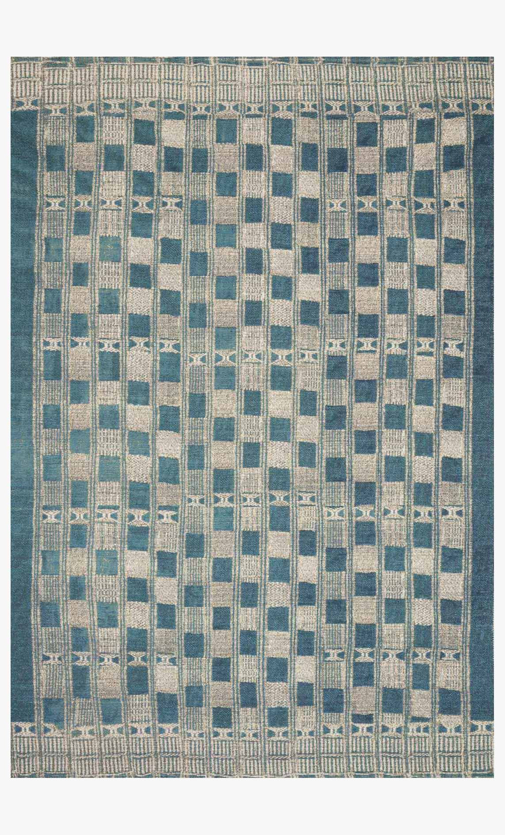 Loloi Mika Mik-08 Blue / Ivory area rug