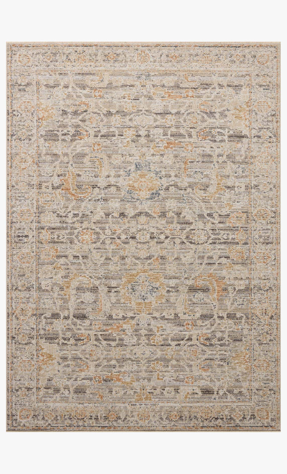 Loloi Milena Mle-05 Charcoal / Apricot area rug