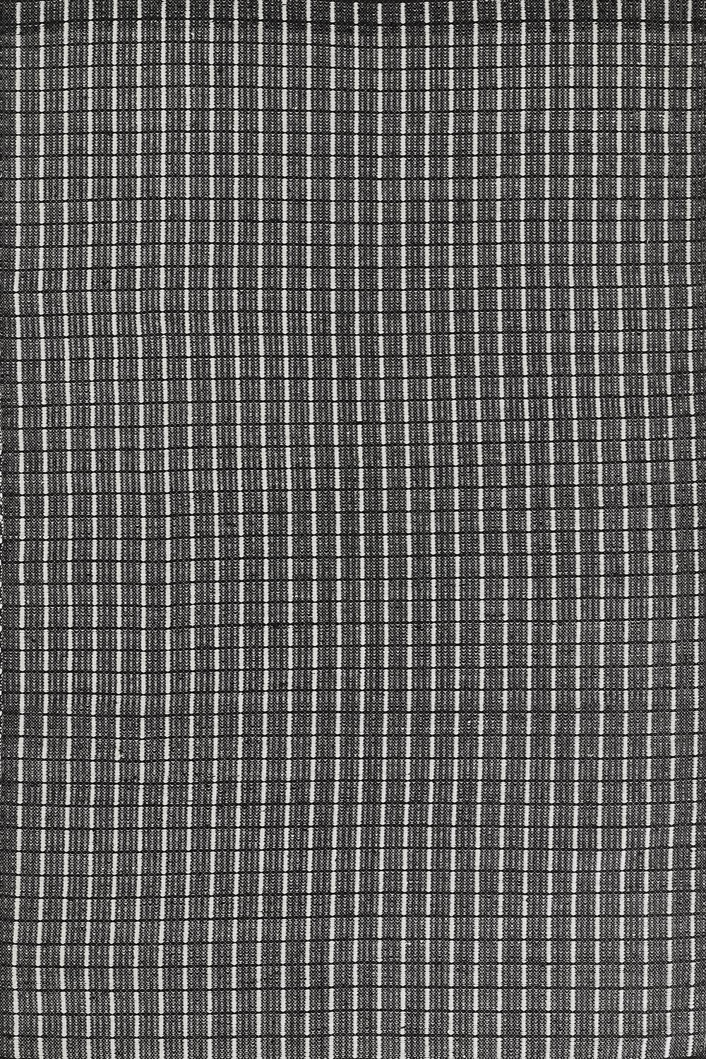 Novogratz Malmo Grid Black Area Rug