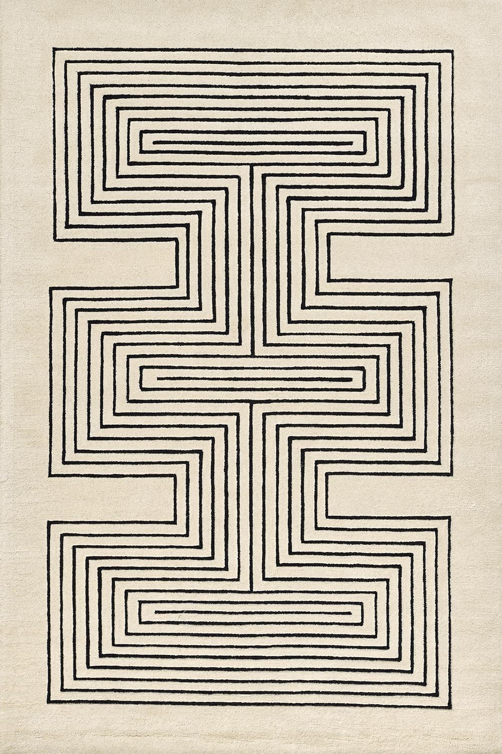 Momeni Simba White Area Rug