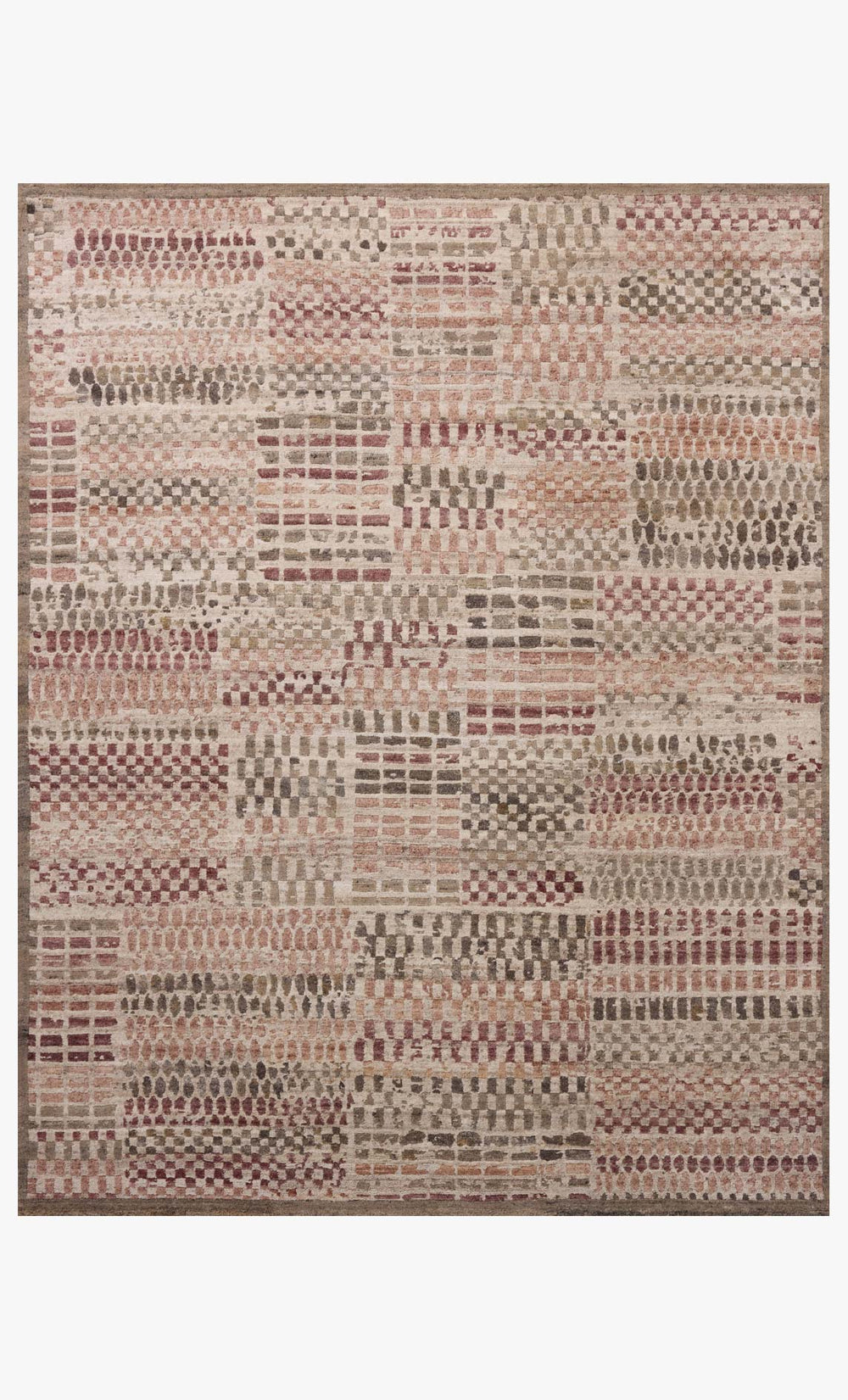 Loloi Nara Nar-01 Grey / Rose area rug