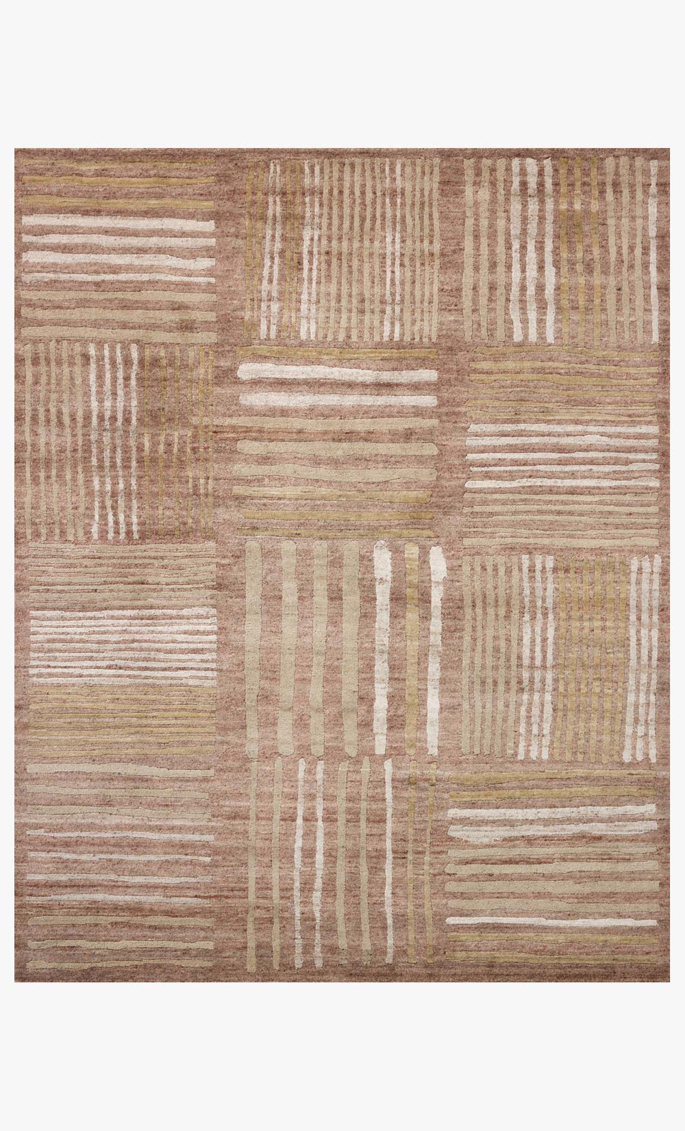 Loloi Nara Nar-05 Rose / Natural area rug