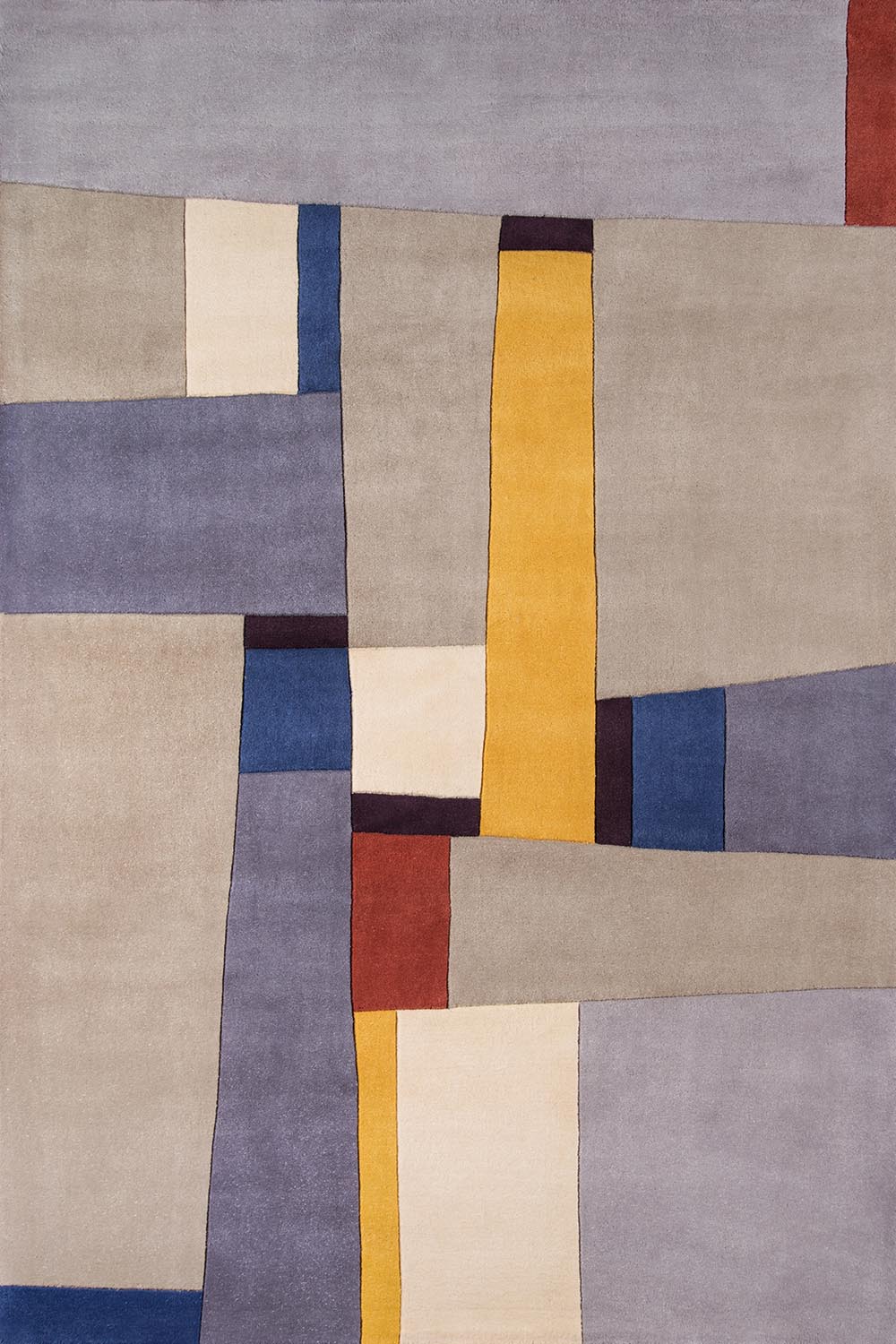 Momeni New Wave Grey Area Rug
