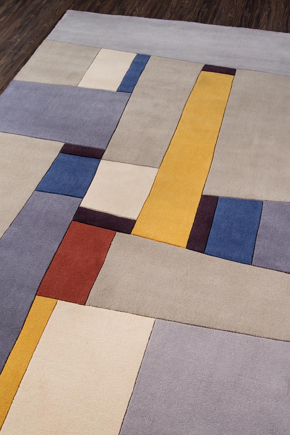 Momeni New Wave Grey Area Rug