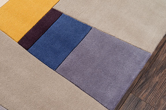 Momeni New Wave Grey Area Rug