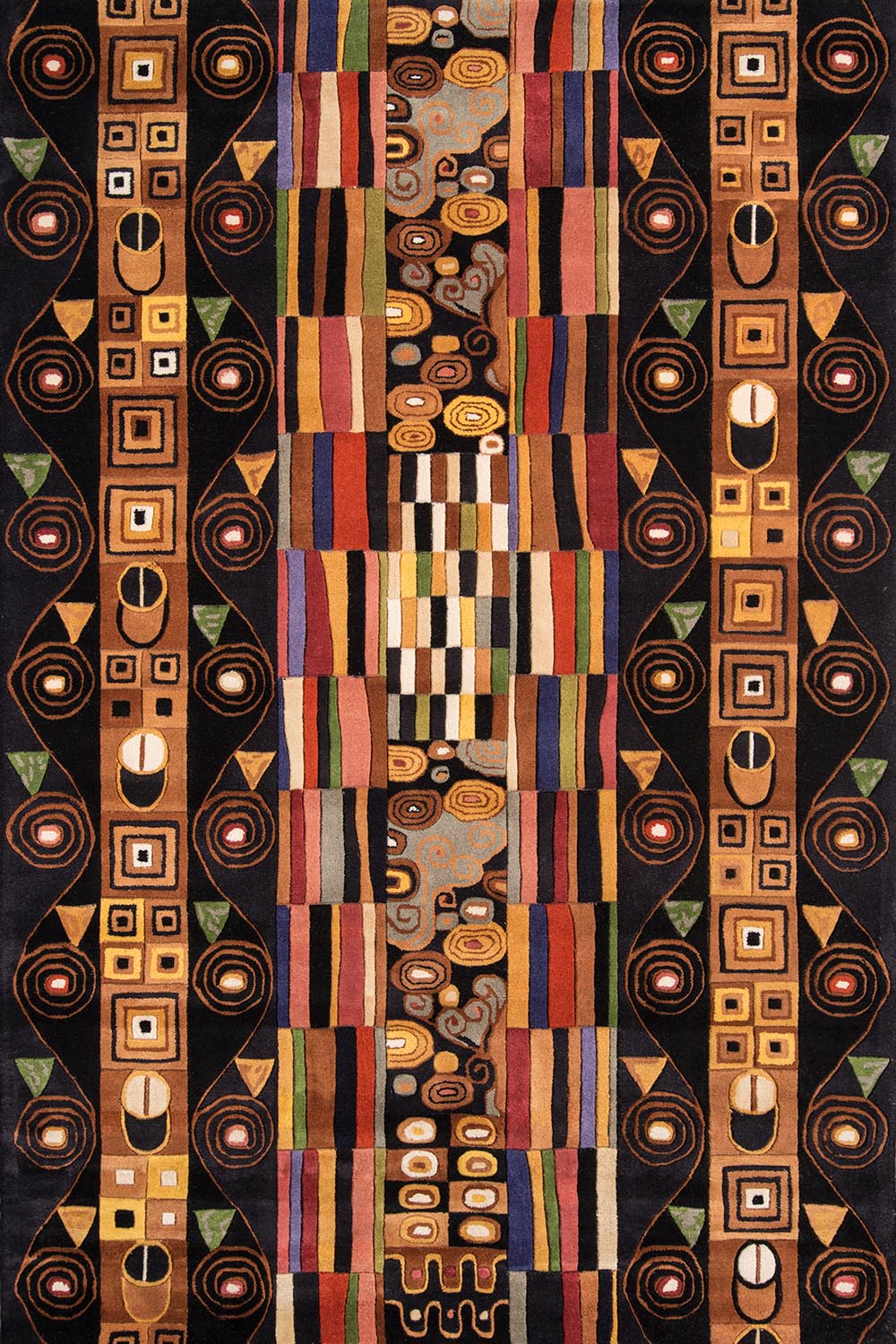 Momeni New Wave Black Area Rug