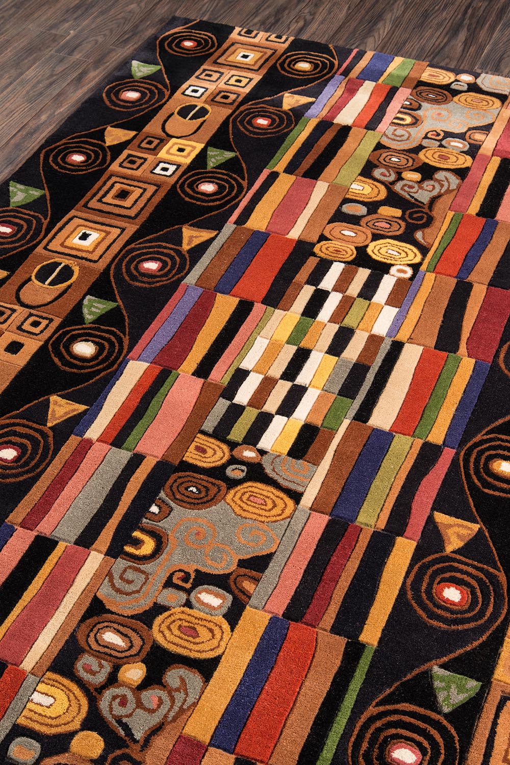 Momeni New Wave Black Area Rug