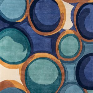 Momeni New Wave Blue Area Rug