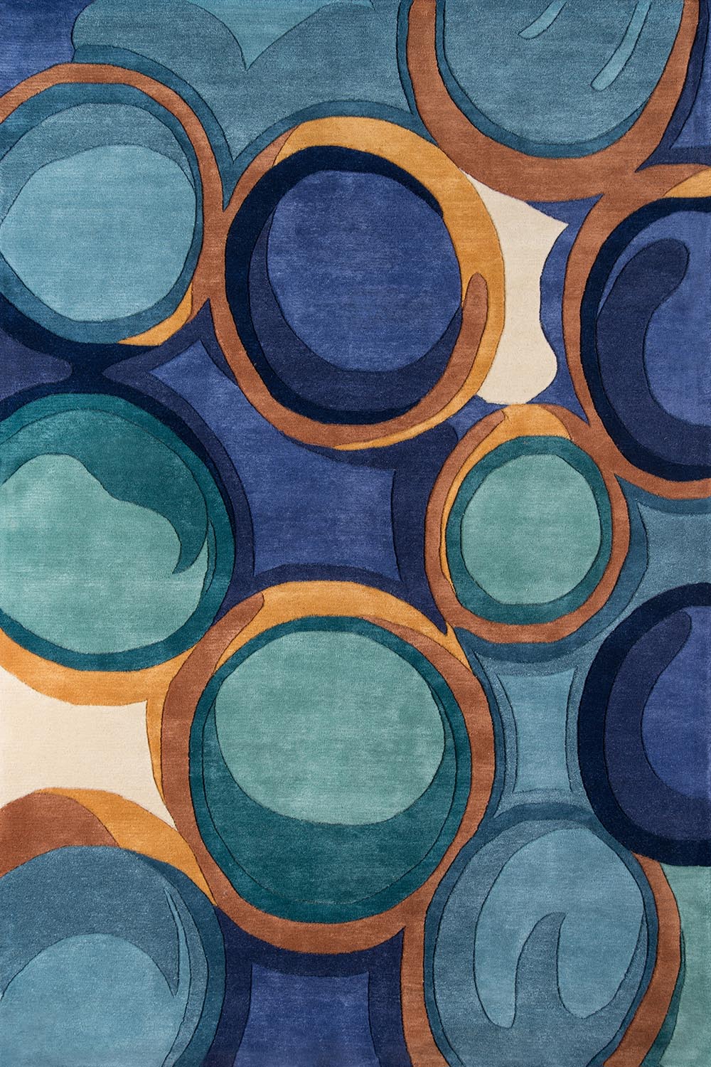 Momeni New Wave Blue Area Rug