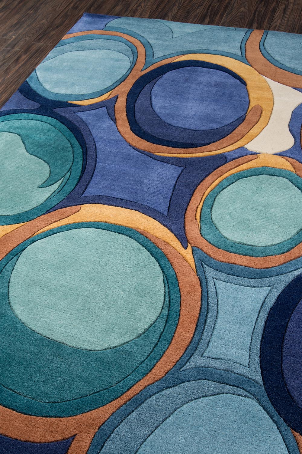 Momeni New Wave Blue Area Rug