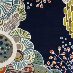 Momeni New Wave Navy Area Rug