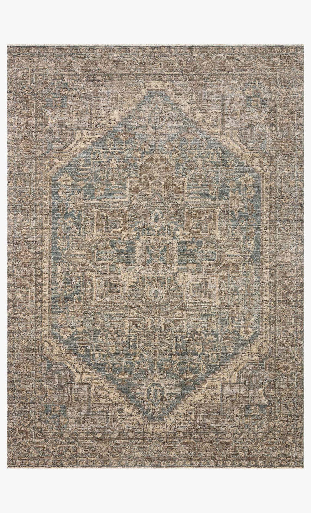 Loloi Priscilla Prl-04 Blue / Bark area rug