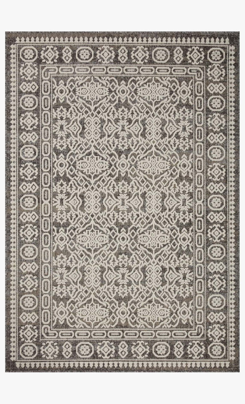 Loloi Rainier Rai-02 Pebble / Ivory area rug
